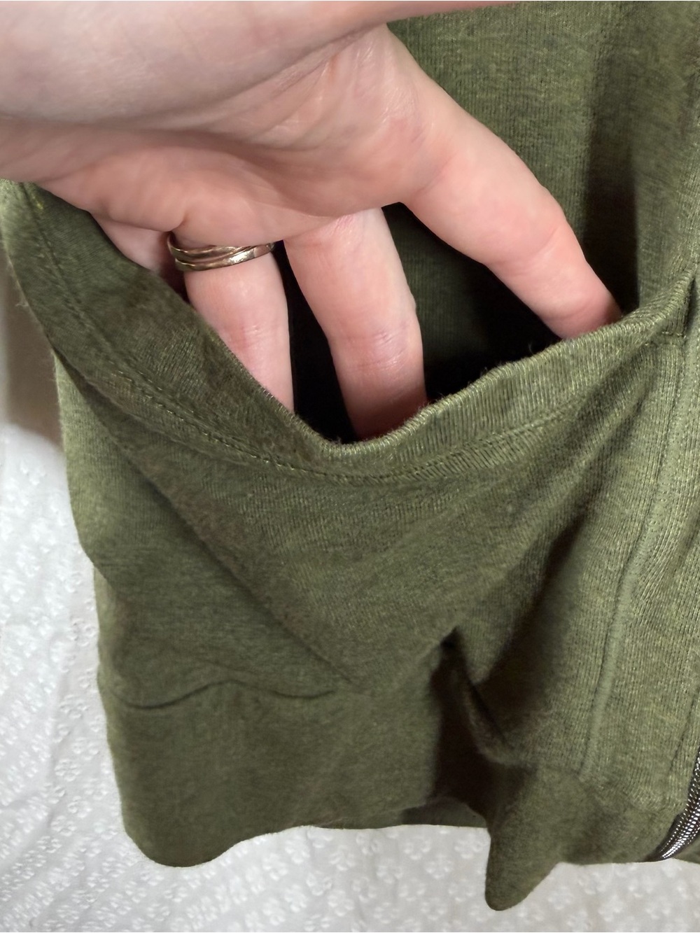 Nomads Green Bamboo Blend Hooded Full Zip Jacket - Picture 3 of 4